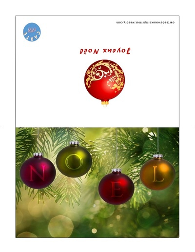 Cartes De Noël À Imprimer Gratuitement - Cartes De Voeux A encequiconcerne Image De Noel A Imprimer 