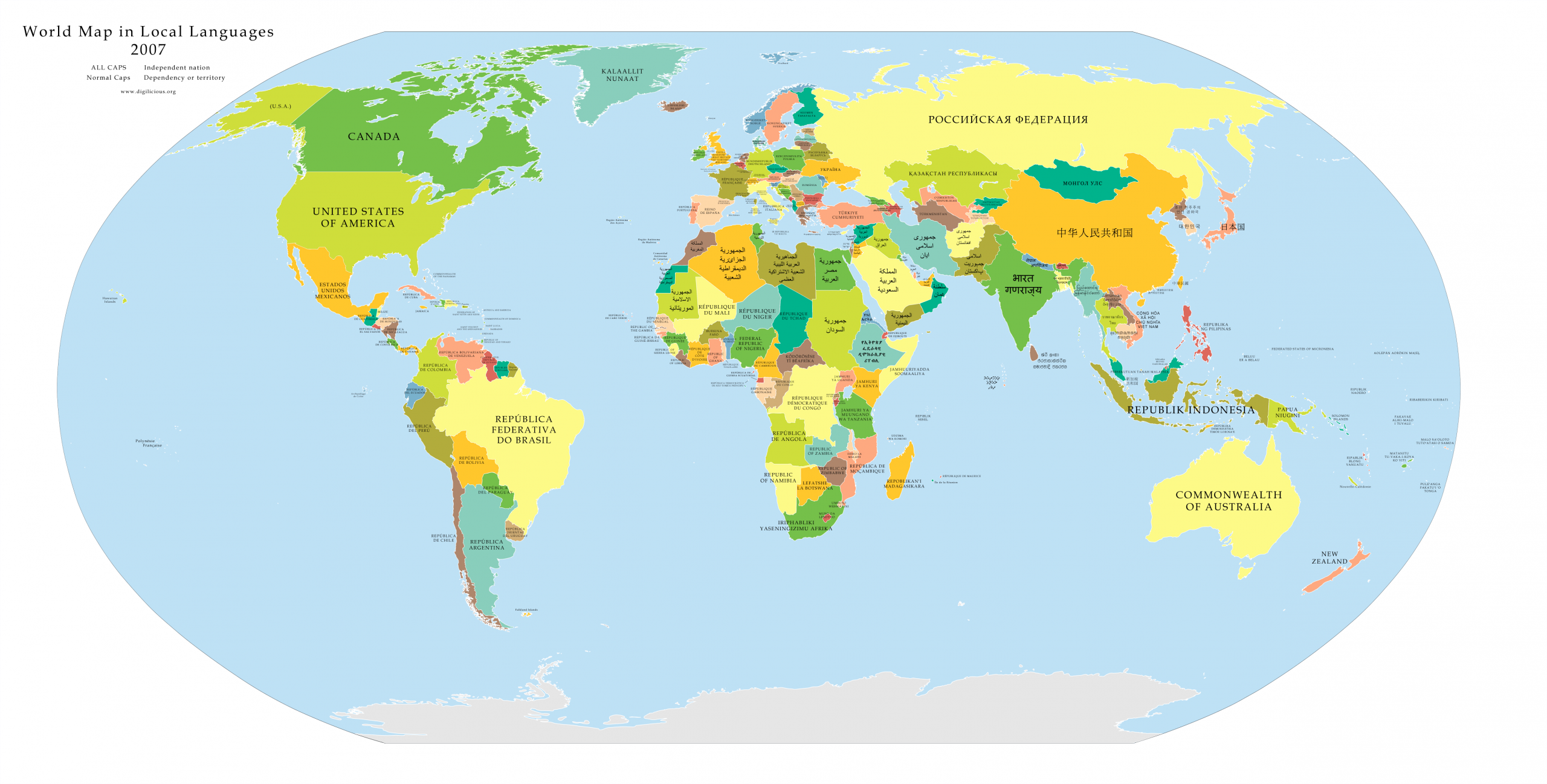 Cartograf.fr : Toutes Les Cartes Des Pays Du Monde : Page 2 à Un Carte Avec Les Continents Du Monde