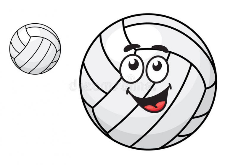 Cartoon Volleyball Ball Stock Vector – Image: 41442299 serapportantà Dessin Volley