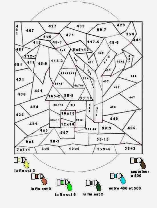 Case1 Perfect Coloriages Magiques Mathématiques pour Coloriage Magique Cp 