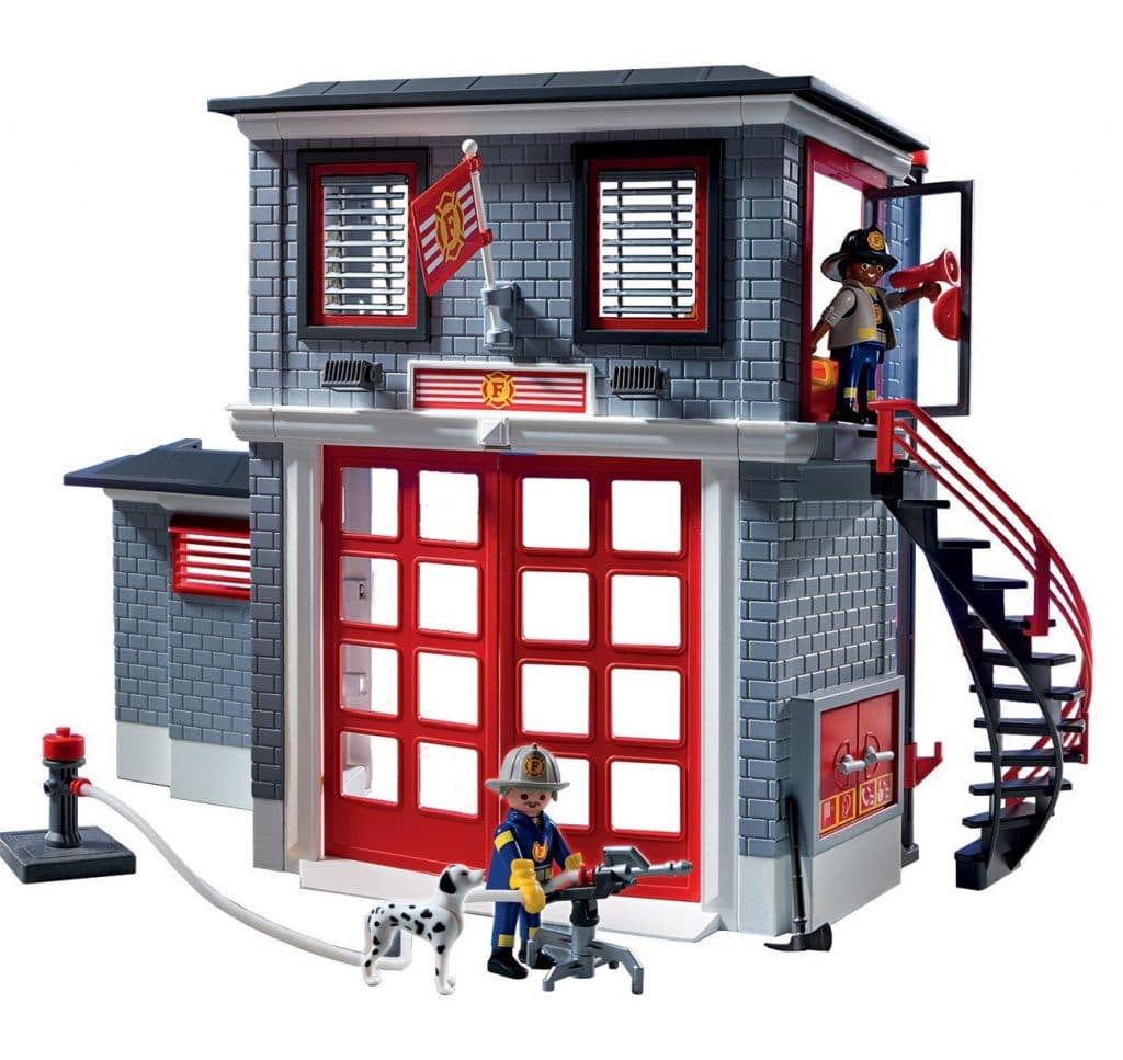Caserne De Pompiers Playmobil 5981 City Action - Pompier dedans Voiture Pompier Playmobil 