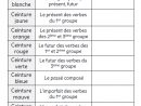 Ceintures De Conjugaison Ce2 - L Ecole De Crevette intérieur Faire De La Grammaire Ce1 Ce2 Val 10
