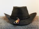 Chapeau Cowboy Style Vieillot En Cuir  Salon Du Ranch avec Chapeau En Ligne