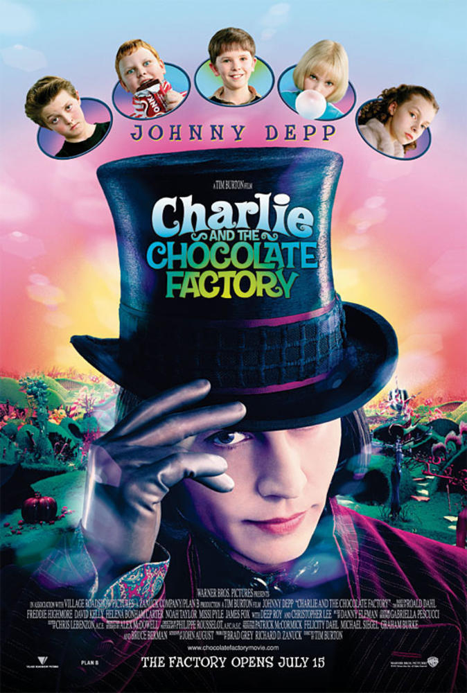 Charlie Et La Chocolaterie (2005) - Film - Cinoche pour Affiche Charlie Et La Chocolaterie 