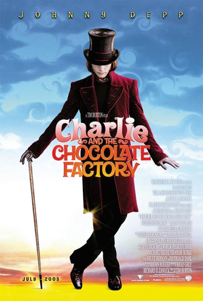 Charlie Et La Chocolaterie (2005) - Film - Cinoche tout Affiche Charlie Et La Chocolaterie 