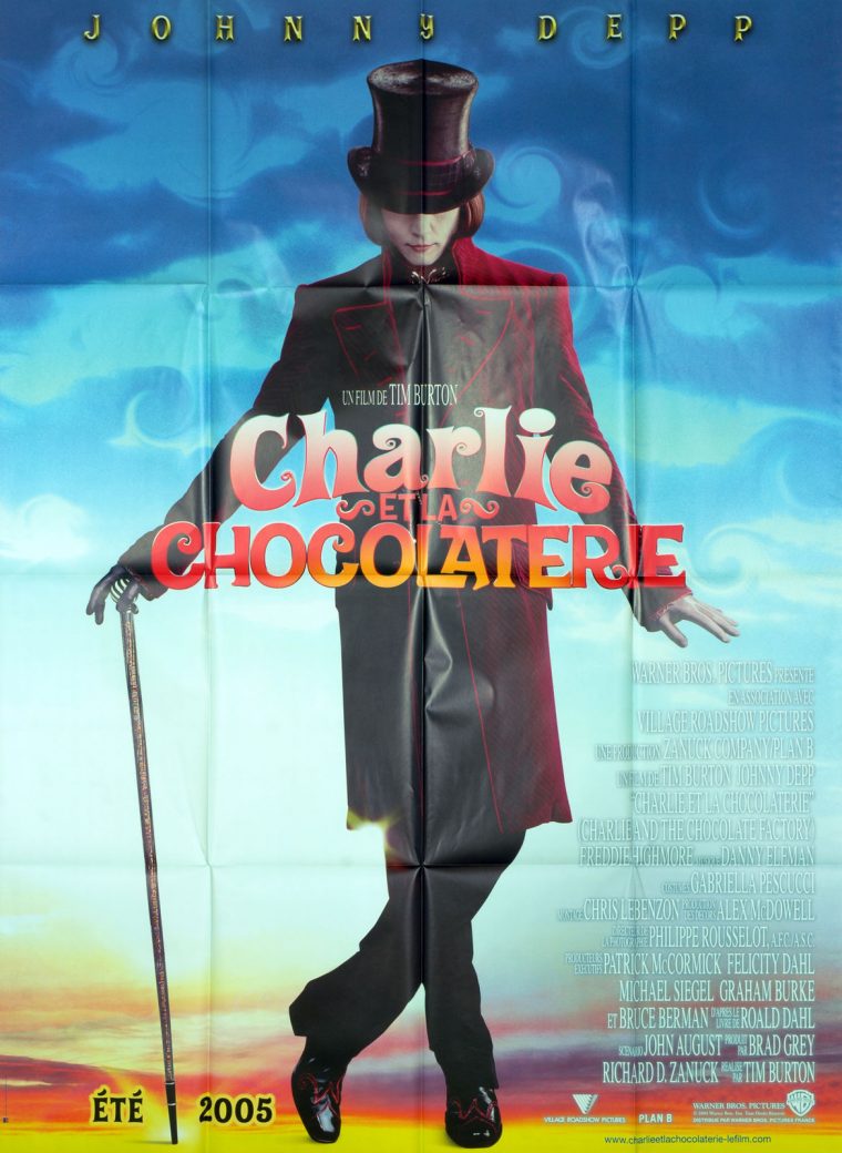 Charlie Et La Chocolaterie  Affiche-Cine serapportantà Affiche Charlie Et La Chocolaterie