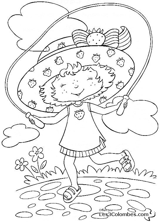 Charlotte Aux Fraises A Imprimer 48 - Coloriage En Ligne avec Dessin Charlotte Aux Fraises A Imprimer Gratuit 