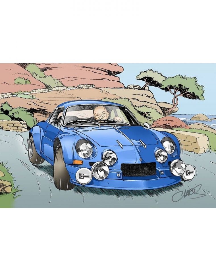 Chris Boyer Portfolio Alpine A106 A110 A220 A310 Gta Bd destiné Dessin De Aloine