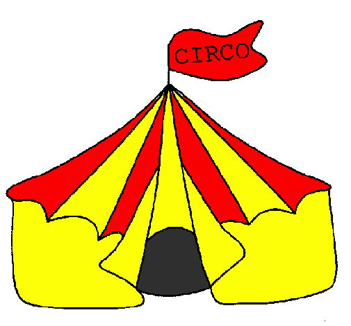 Cirque Dessin Couleur – Coloriage Chapiteau A Imprimer tout Chapiteau Cirque Dessin