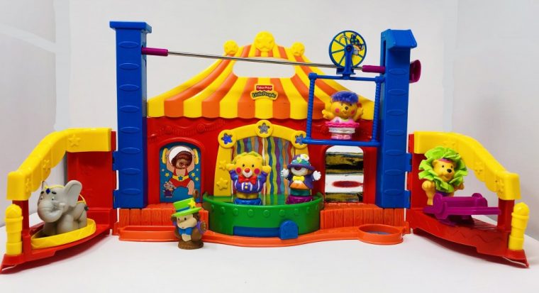 Cirque Little People (Fisher-Price)  L'Atelier Prêt-À-Jouer destiné Cirque Personnage