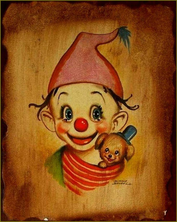 Clowns En Peinture - Dianne Dengel - Balades Comtoises serapportantà Dessins De Clowns 