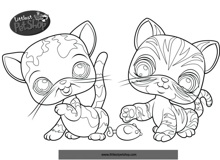 Clubdemax, Coloriage Les Chats Petshop – Coloriage Et encequiconcerne Coloriage Pet Shop À Imprimer