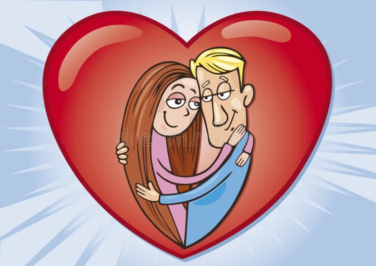 Coeur D'Amoureux Illustration Stock. Illustration Du avec Dessin Coeur Amoureux