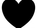 Coeur Noir Dessin Luxe Galerie Heart Silhouette destiné Dessin Coeur