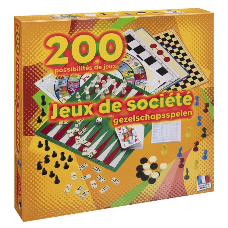 Coffret 200 Jeux De Société : Cartes, Dames, Chevaux avec Arachnid Jeu De Cartes