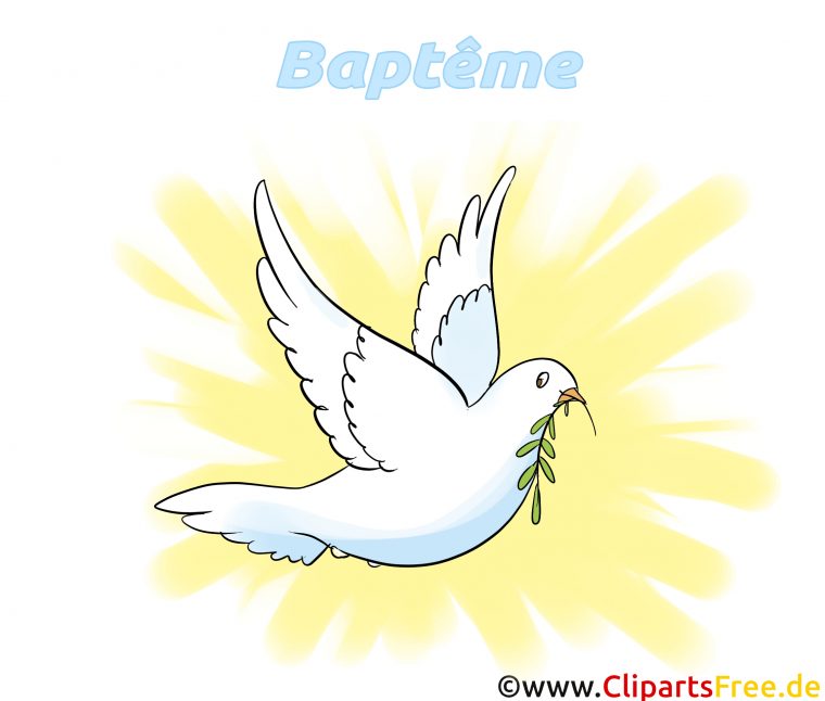 Colombe Image Gratuite – Baptême Clipart – Baptême Dessin encequiconcerne Dessin Colombe Pour Mariage