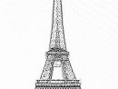 Coloriage À Dessiner De Tour Eiffel A Imprimer pour Tour Eiffel À Colorier