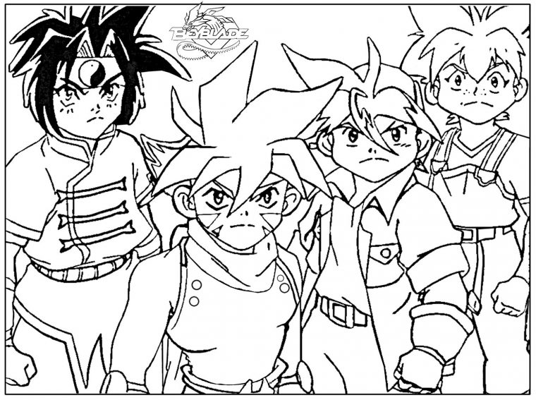 Coloriage À Dessiner Toupie Beyblade En Ligne tout Beyblade Dessin