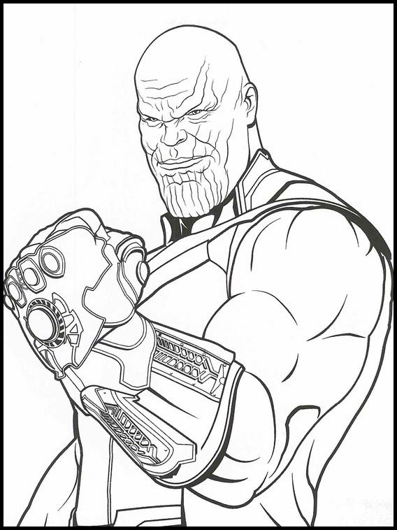 Coloriage À Imprimer Avengers: Endgame 34 à Dessin A Imprimer Avengers 