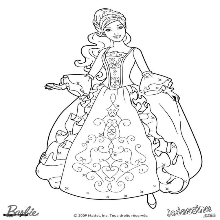 Coloriage À Imprimer Barbie Princesse De L'Ile à Coloriage Barbie Princesse