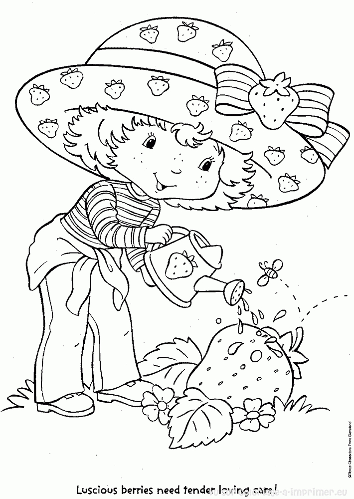 Coloriage À Imprimer Coloriage Charlotte Aux Fraises 015 dedans Dessin Charlotte Aux Fraises A Imprimer Gratuit 