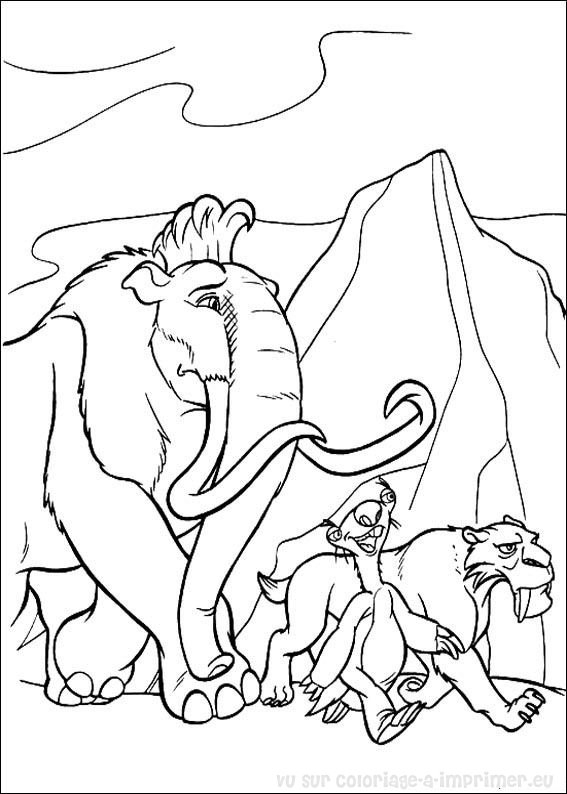 Coloriage À Imprimer Coloriage L Age De Glace 005 pour Coloriage L Age De Glace 