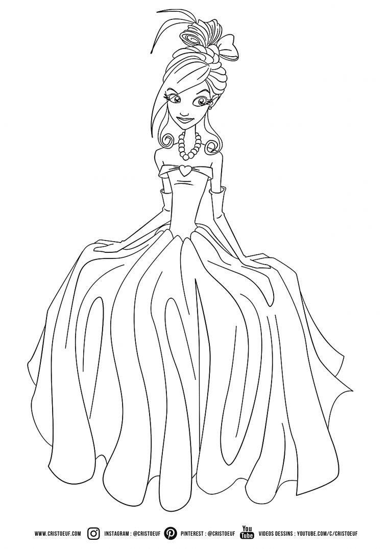 Coloriage À Imprimer Coloriages Pour Enfants À Colorier avec Coloriage Princesses