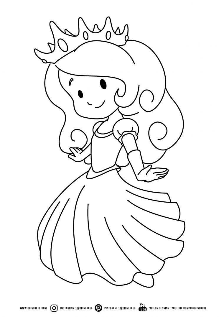 Coloriage À Imprimer Coloriages Pour Enfants À Colorier encequiconcerne Coloriage Princesses