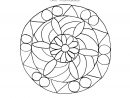 Coloriage À Imprimer : Mandala Formes Géométriques avec Coloriage Geometrique