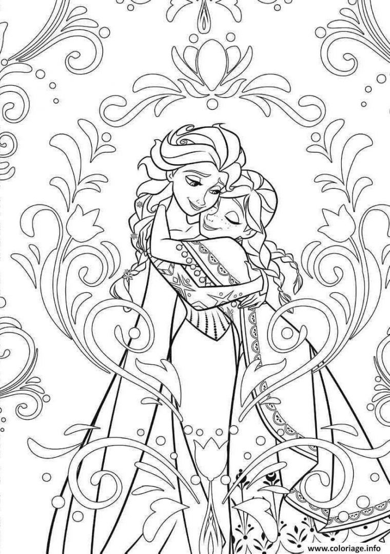 Coloriage À Imprimer Princesse Anna – Coloriage Imprimer avec Coloriage A Colorier