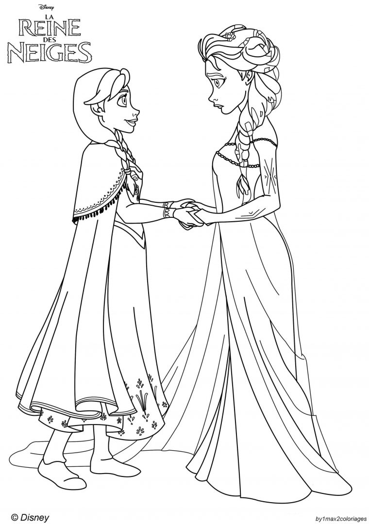 Coloriage À Imprimer Princesse Anna – Coloriage Imprimer tout Dessins De Princesses À Imprimer