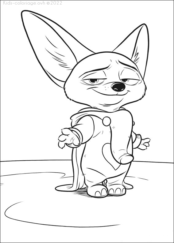 Coloriage À Imprimer Zootopia-17 avec Coloriages À Imprimer Gratuit 