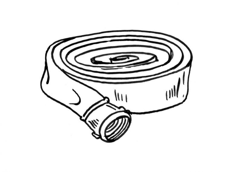 Coloriage Accessoire Pompier 12 – Coloriage Accessoires à Accessoire De Dessin