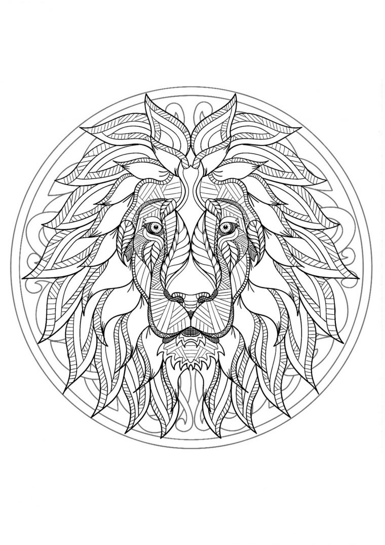 Coloriage Adulte Mandala Animaux Cheval  Cheval & Poney dedans Coloriages Animaux