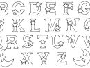 Coloriage Alphabet - Coloriages Alphabet Et Lettres intérieur Lettres Enluminées À Imprimer