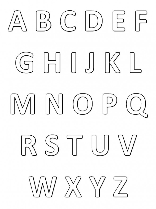 Coloriage Alphabet Stylisé Dessin Gratuit À Imprimer encequiconcerne Alphabet Minuscule À Imprimer 