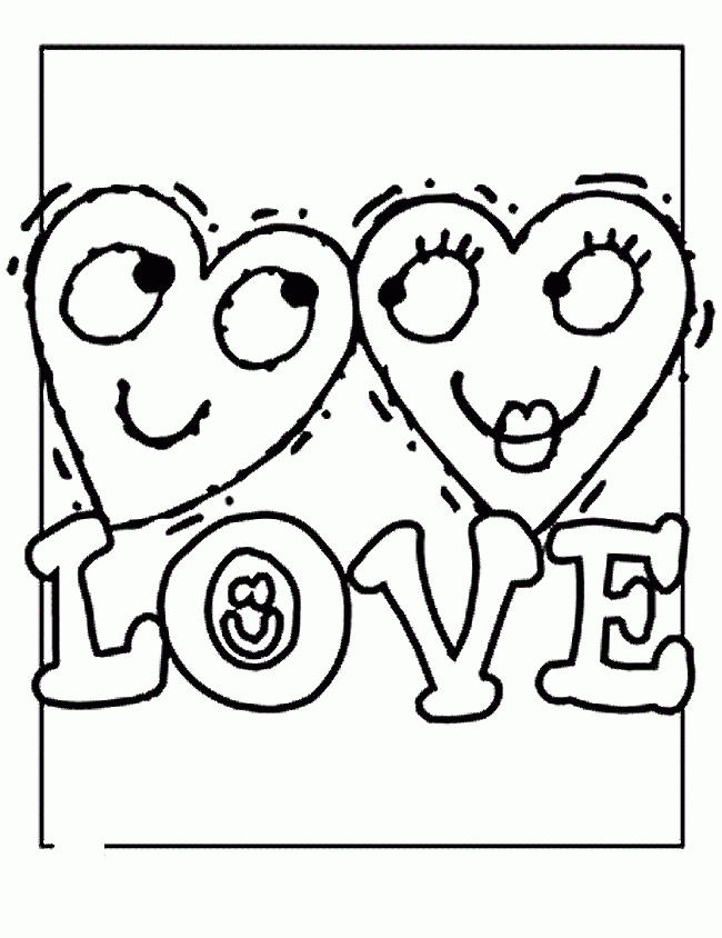 Coloriage Amour À Imprimer Pour Les Enfants - Cp00850 tout Image D Amour A Imprimer 