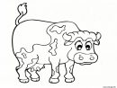 Coloriage Animaux De La Ferme Vache Dessin Animaux De La tout Dessin De La Vache