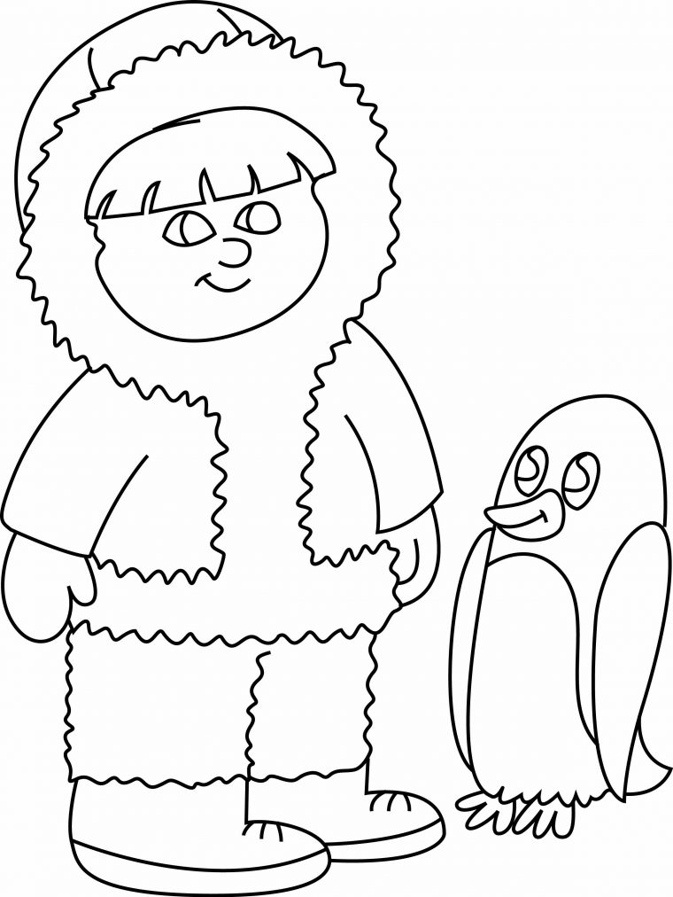 Coloriage – Animaux : Pingouin 03 – 10 Doigts dedans Coloriage Pingouin