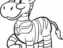 Coloriage Animaux Sauvage Comme Le Zebre Pour Les Enfants encequiconcerne Coloriage Enfant
