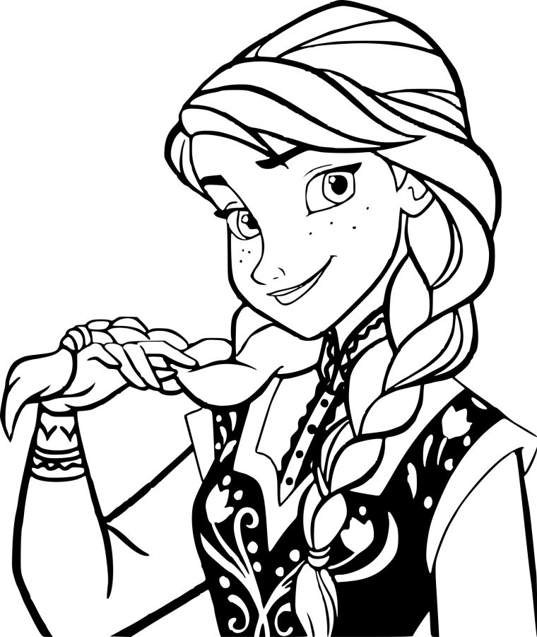 Coloriage Anna À Imprimer pour Coloriage Reine