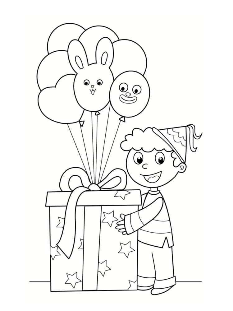 Coloriage Anniversaire : 20 Dessins À Imprimer Gratuitement à Coloriage Enfants A Imprimer 