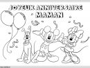 Coloriage Anniversaire Maman, Mickey - Coloring Page tout Coloriage Anniversaire