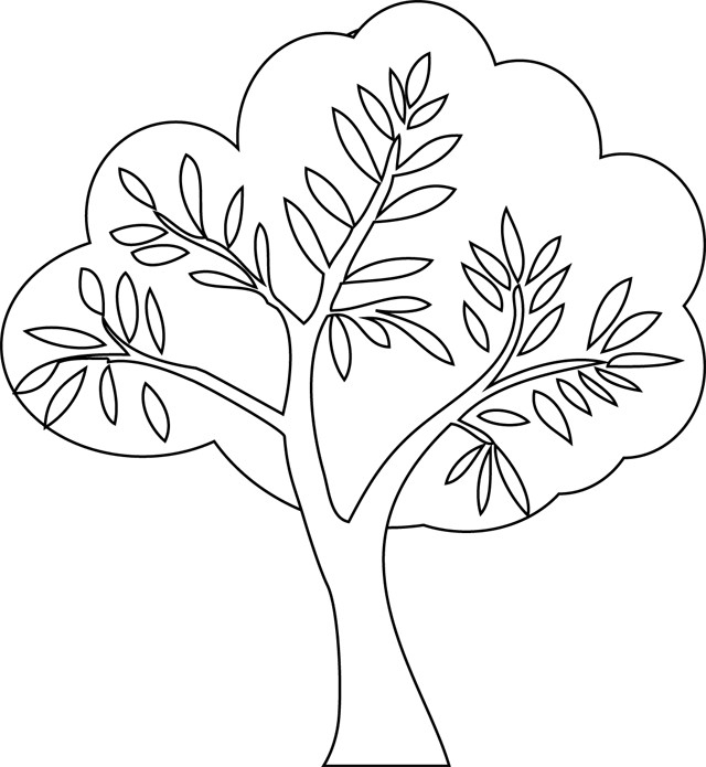 Coloriage Arbre Printemps En Couleur Dessin Gratuit À Imprimer concernant Arbre A Colorier 