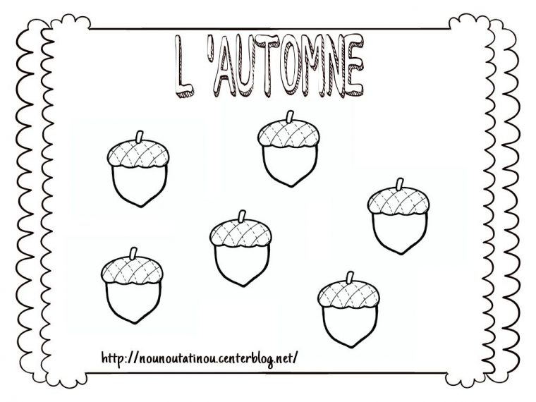 Coloriage Automne pour Dessin De L Automne