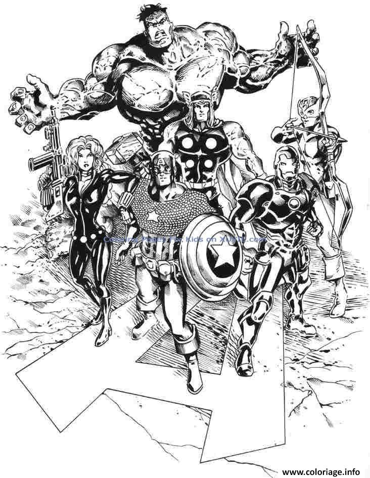 Coloriage Avengers 295 Dessin Avengers À Imprimer destiné Coloriage De Avengers