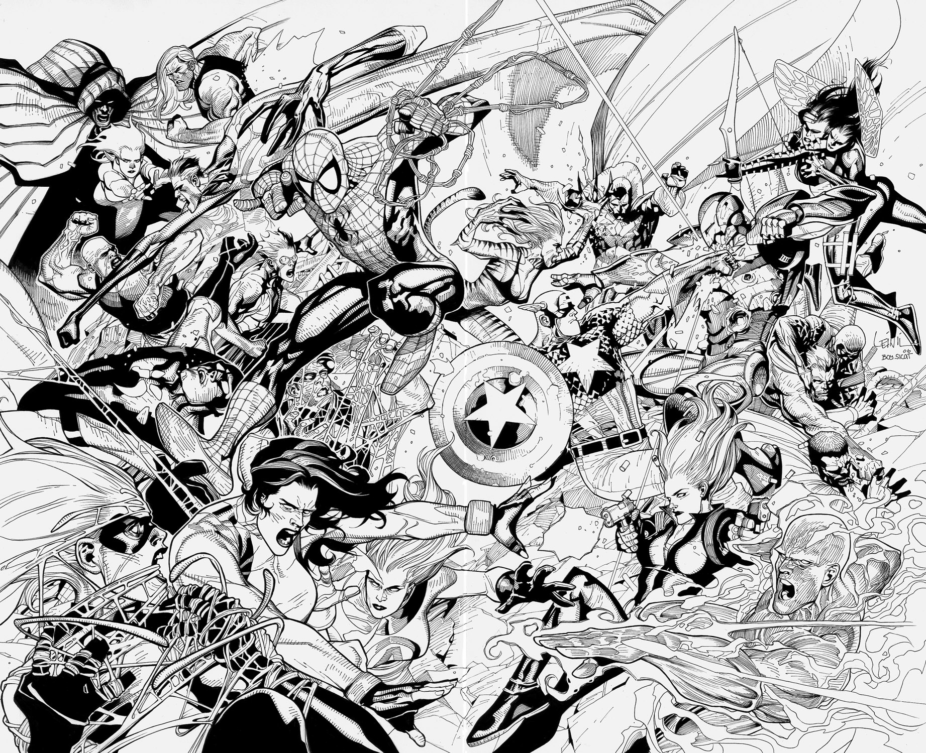 Coloriage Avengers #74051 (Super-Héros) - Album De Coloriages serapportantà Dessin Avengers 