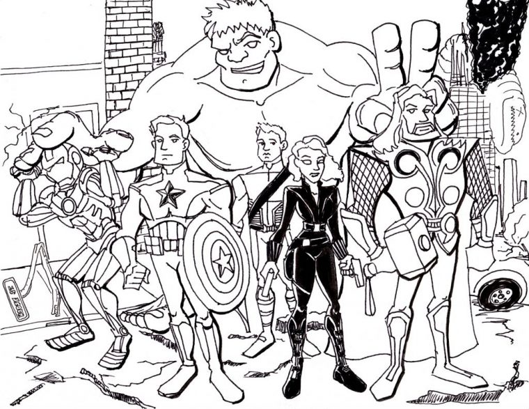 Coloriage Avengers Gratuit À Imprimer Et Colorier intérieur Coloriage Gratuit À Imprimer Avengers