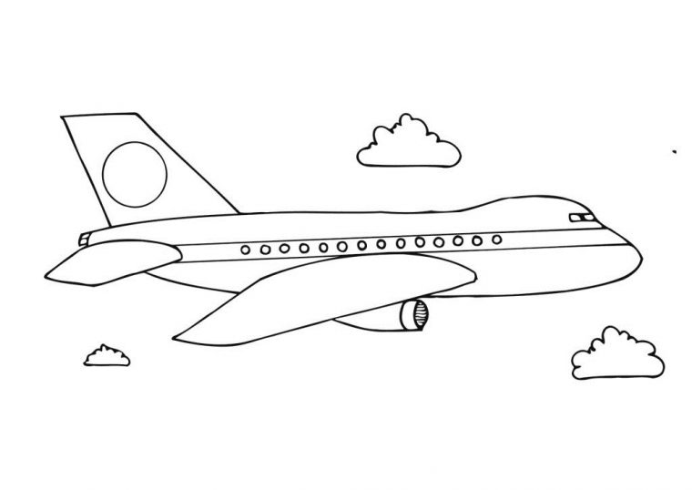 Coloriage Avion #134854 (Transport) – Album De Coloriages serapportantà Coloriage Avion