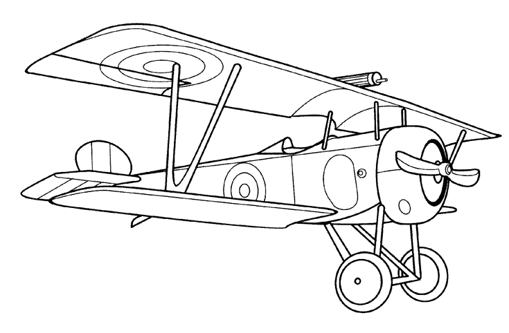 Coloriage Avion #134862 (Transport) - Album De Coloriages avec Avion Coloriage 